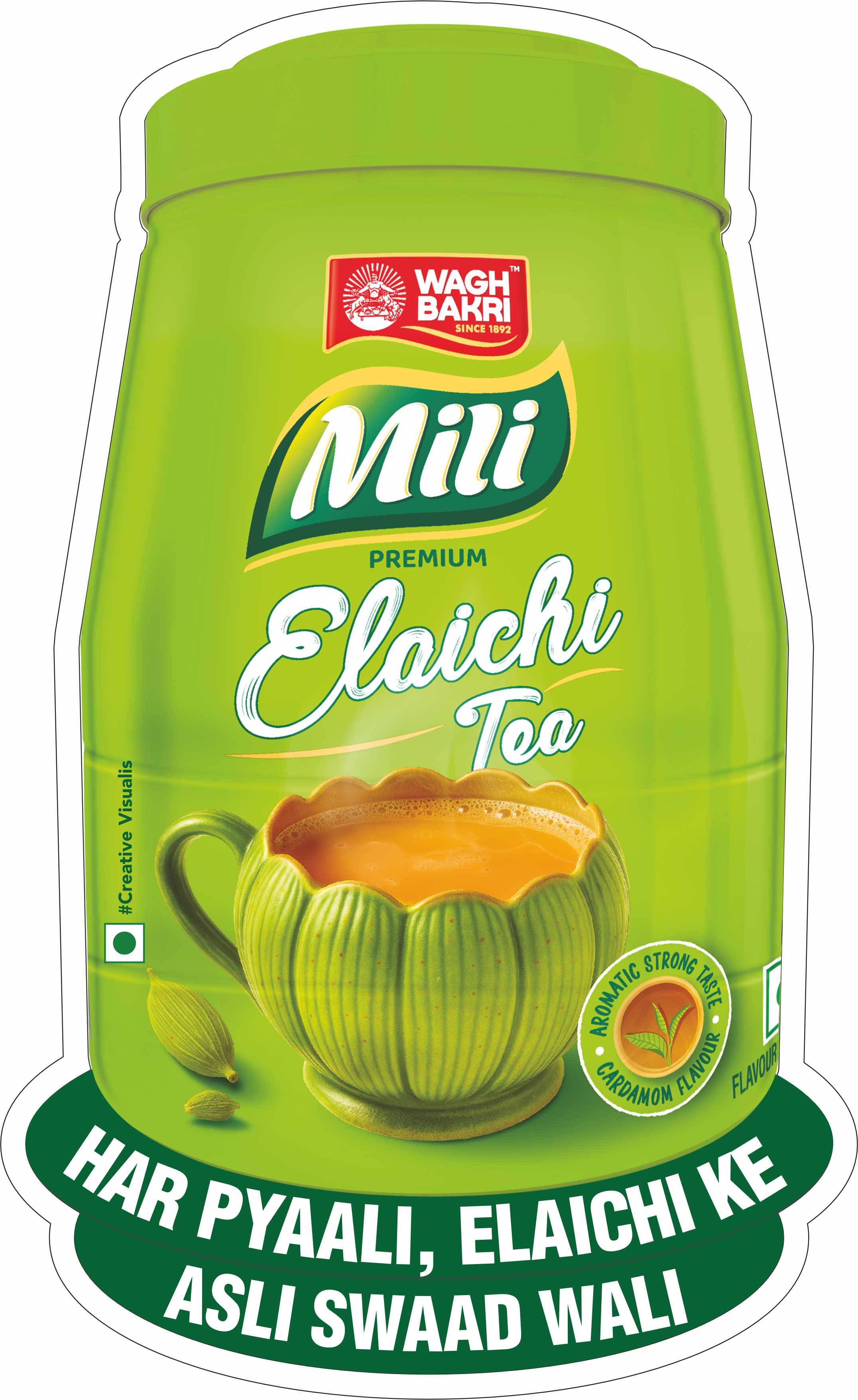 WAGH Bakri MILI Premium Elaichi Tea 250 G