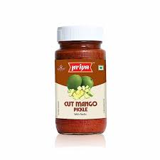 Priya Pickle Cut Mango WITH Garlic 300 G