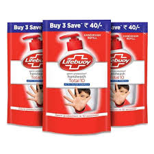 Lifebuoy GERM Protection HAND Wash Pouch 3*185ml