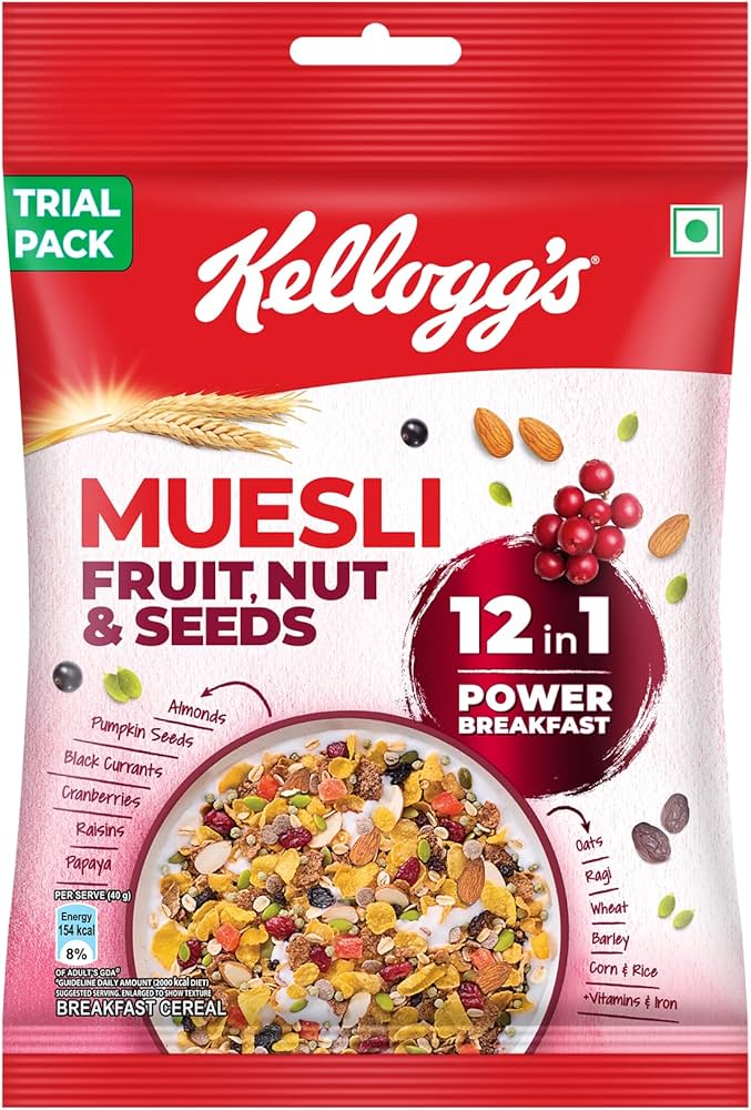 Kellogs Muesli Nuts & Seeds Crunch 72g