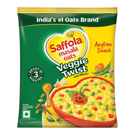 Saffola Masala Veggie Twist OATS 38g