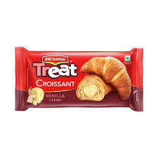 Britannia Treat Croissant Vanilla Cream 20/-