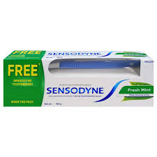 Sensodyne Fresh Mint 100 G + Bresh Free