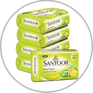 SANTOOR ALOEVERA 125 G SET