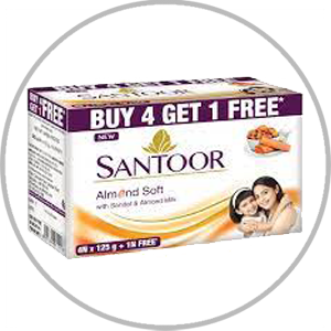 SANTOOR WHITE 125 G SET