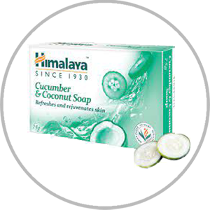 HIMALAYA CUCUMBER COCONUT SOAP 75 G
