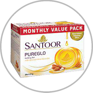 SANTOOR PURE GLOW 125 G SET