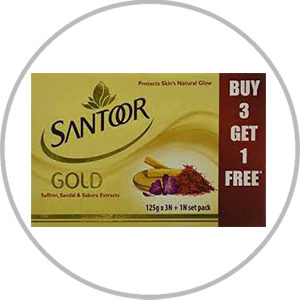 SANTOOR GOLD 125 G SET