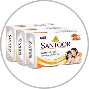 SANTOOR WHITE 100 G SET