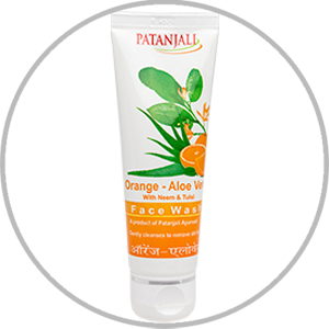 PATANJALI ORANGE ALOVERA FACE WASH