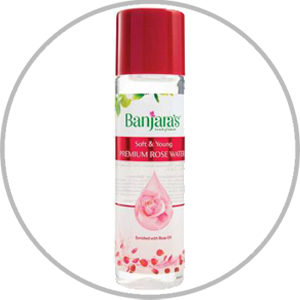 BANJARAS ROSE WATER 120 ML