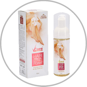 V CARE HAIR REMOVAL SPRAY FOAM 50 ML